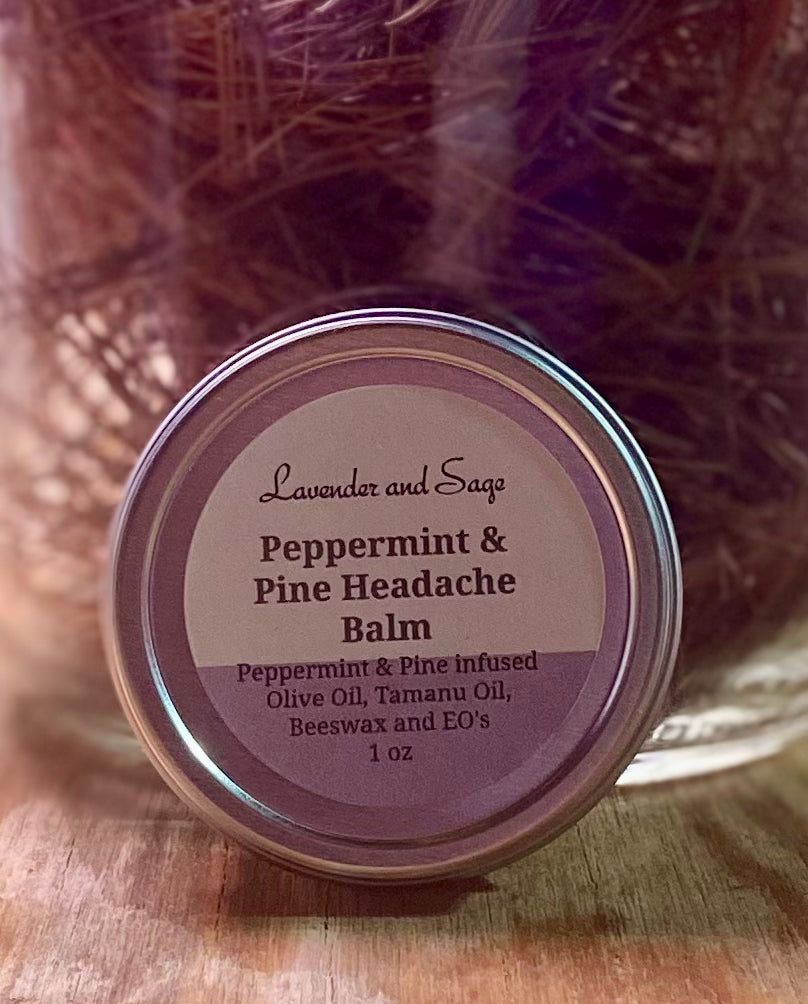 Peppermint & Pine Headache Balm
